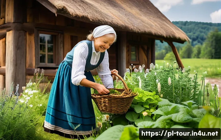 지속 가능한 관광 개발 모델 - **Prompt Title: Authentic Polish Agritourism Experience**
    A serene, sun-drenched morning scene a...