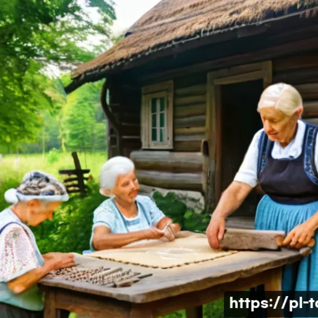 관광 개발 지역 사례 - **Prompt 1: Kashubian Agritourism and Traditional Craft Workshop**
    "A vibrant, picturesque scene...